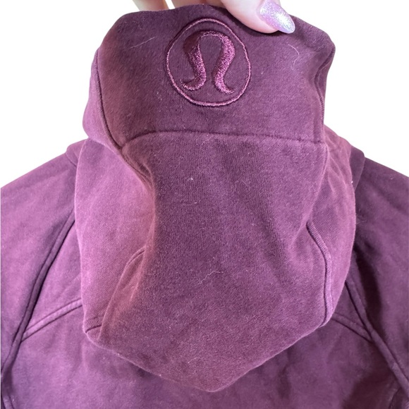 lululemon Heathered Bordeaux Drama Scuba Hoodie III - Picture 9 of 13